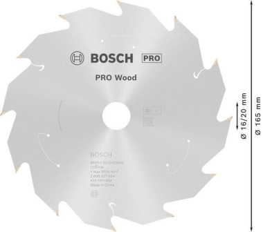 Bosch 2608837684 CSB      CSB WO 165 T12 