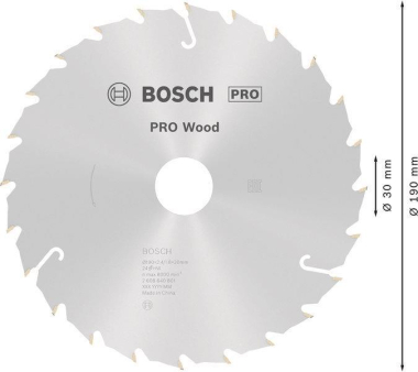 Bosch Kreissägeblatt          2608640801 