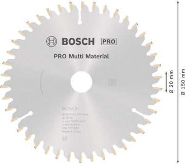 Bosch Kreissägeblatt Multi    2608640501 