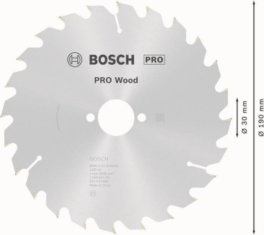 Bosch Kreissägeblatt Optiline 2608641185 