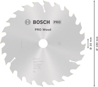 Bosch Kreissägeblatt Optiline 2608640612 