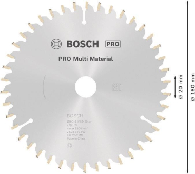 Bosch Kreissägeblatt Multi    2608640503 