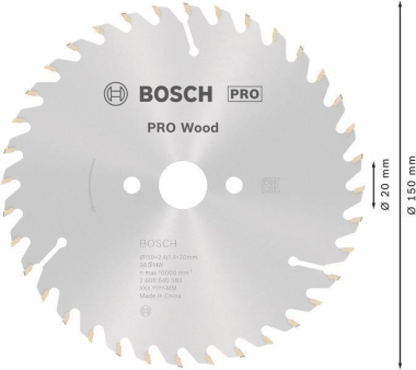 Bosch Kreissägeblatt Optiline 2608640593 