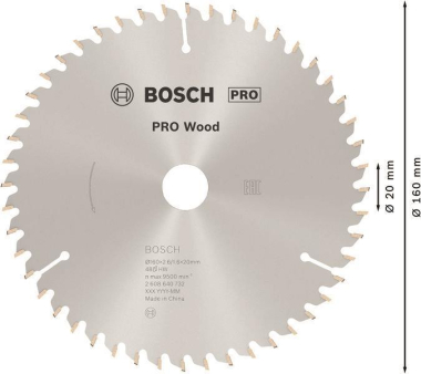 Bosch Kreissägeblatt Optiline 2608640732 
