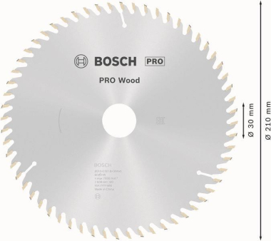 Bosch Kreissägeblatt Optiline 2608641190 