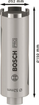 Bosch Diamanttrockenbohrkrone 2608587319 