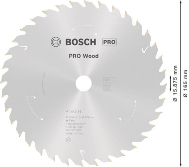 Bosch 2608837682 CSB      CSB WO 165 T36 