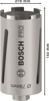 Bosch Diamanttrockenbohrkrone 2608587324 