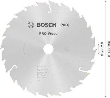 Bosch Kreissägeblatt          2608640799 