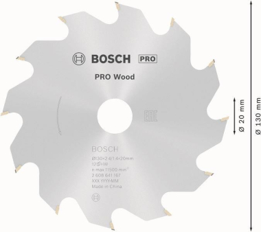 Bosch Kreissägeblatt Optiline 2608641167 