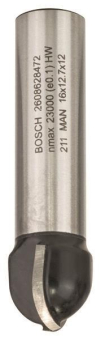 Bosch Hohlkehlfräser 12mm R1  2608628472 