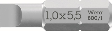Wera Schlitz-Bits 1,0x5,5x25mm 