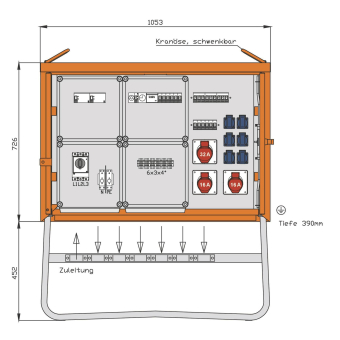 Walther Beleuchtungsverteiler WV0253BER1 