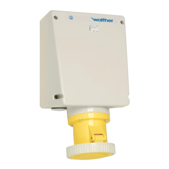 Walther Wandsteckdose 125A 3P     179304 