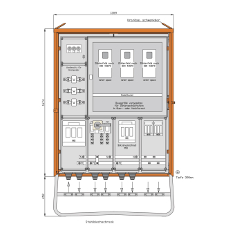 Walther Anschlussschrank 277kVA   WA0050 