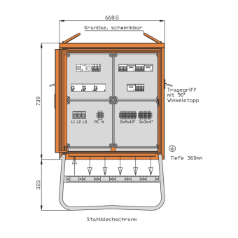Walther Beleuchtungsverteiler WV0260BER1 
