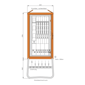 Walther Gruppenverteiler 173 kVA WGV0076 
