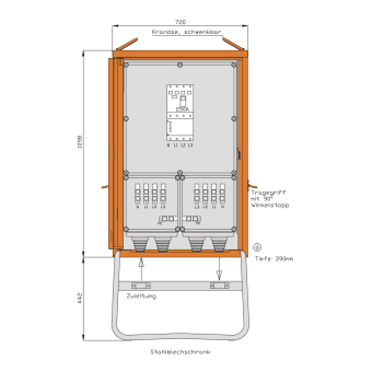 Walther Verteilerschrank 173kVA  WV0632A 