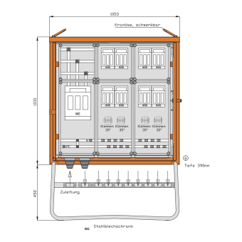 Walther Gruppenverteiler 277kVA  WGV0083 