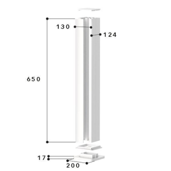 GGK 18655    BRA 60x130/80 DUETT-BAS 650 