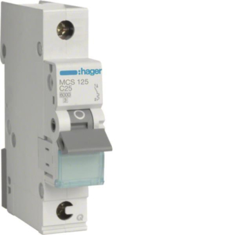 Hager Leitungsschutzschalter      MCS125 