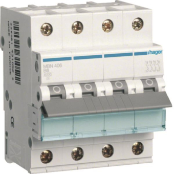 Hager Leitungsschutzschalter      MBN406 