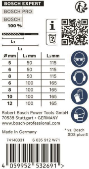 Bosch Hammerbohrer SDS-plus-7X Expert 