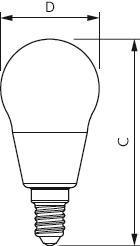 Philips MAS LEDLusterND2.3-40W E14 827 