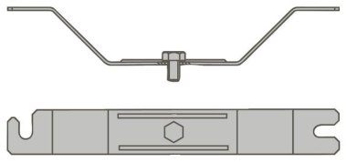 CEAG Deckenbügel D92      1 VE = 2 Stück 