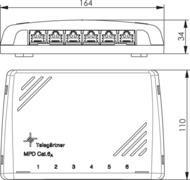TG Mini Verteiler K Cat.6A,  J02021A0050 