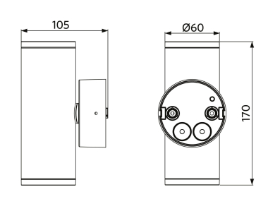 OPPLE Wandleuchte Up+Down   715000002800 