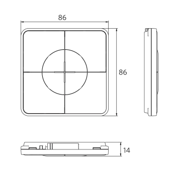 OPPLE LED Smart-BLE2 Switch 821009000200 