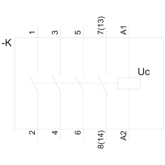 Siemens 5TT50302 INSTA-Schütz 4S 