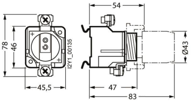 Siemens 5SF1205 DIAZED-Sockel DIII 63A 