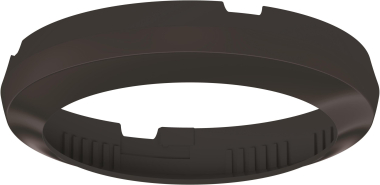 Theben Abdeckrahmen schwarz Cover 110 BK 