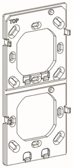 Theben          Montageplatte 2-fach iON 