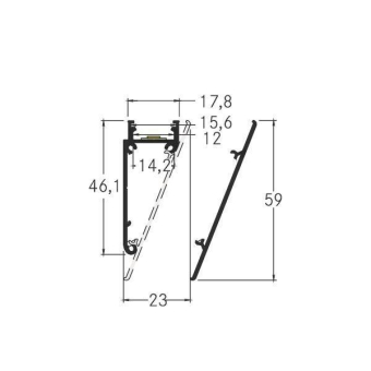 BRUM LED-Alu-Profil, Länge:     53754260 