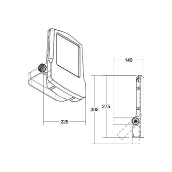 Brumberg LED-Fluter 20W 3000K   60801643 
