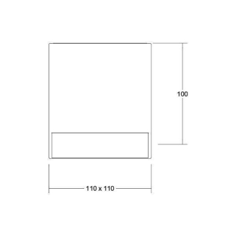 BRUM Anbaudownlight Blokk IP65  60116103 
