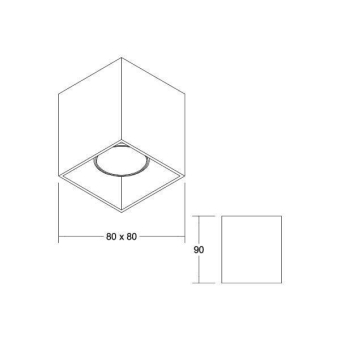 BRUM Anbaudownlight TURN eckig  45131180 