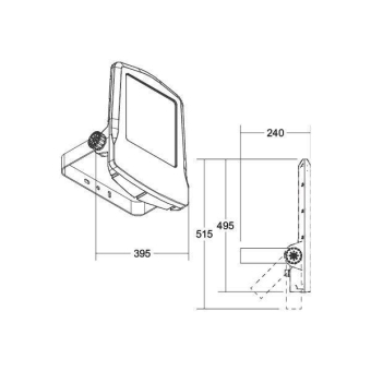 Brumberg LED-Fluter 100W 3000K  60805643 