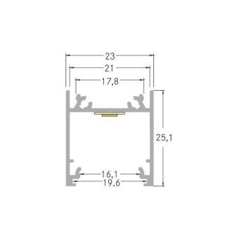 BRUM LED-Alu-Profil, Länge:     53603260 