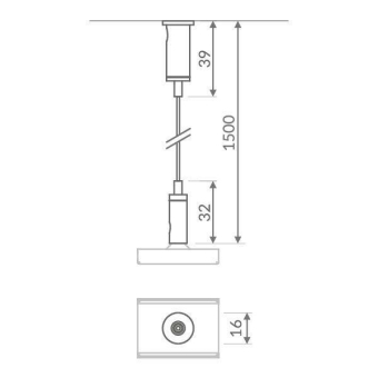 BRUM Seilabhängung 1500 mm      53006000 