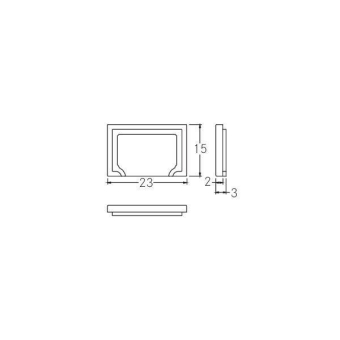 BRUM Endkappen-Set opal         53056070 