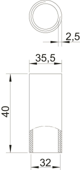 OBO SVM32W G Stapa Gewindemuffe 