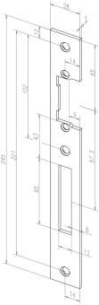 FF Flachschliessblech HZ             358 