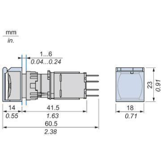 Schneider Schutzklappe          ZB6YA001 