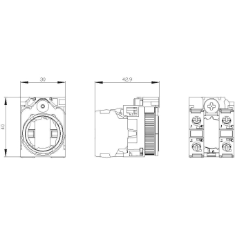 SIEM Halter für 3     3SU1500-1AA10-1PA0 