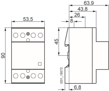 Siemens 5TT50400 INSTA Schütz 4S Kontakt 