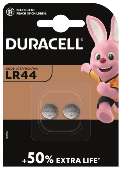 Duracell Knopfzelle      DLR44-B2 504424 